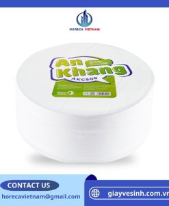 Giấy vệ sinh cuộn lớn An Khang Caro500 là giấy vệ sinh cuộn lớn 500g siêu tiết kiệm