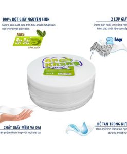 Giấy vệ sinh cuộn lớn An Khang Caro500