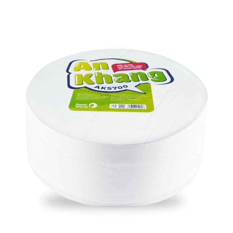 Giấy vệ sinh cuộn lớn An Khang Soft700