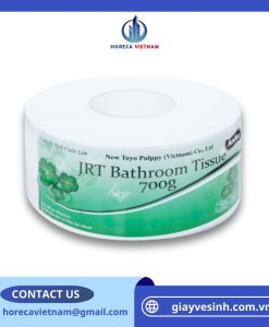 Giấy vệ sinh cuộn lớn An An JRT Bathroom 2 lớp 700g, mềm, dai, tiết kiệm