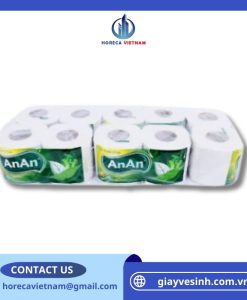 Giấy vệ sinh cuộn nhỏ An An 2 lớp 10 cuộn giá rẻ, chính hãng tại Horeca Việt Nam