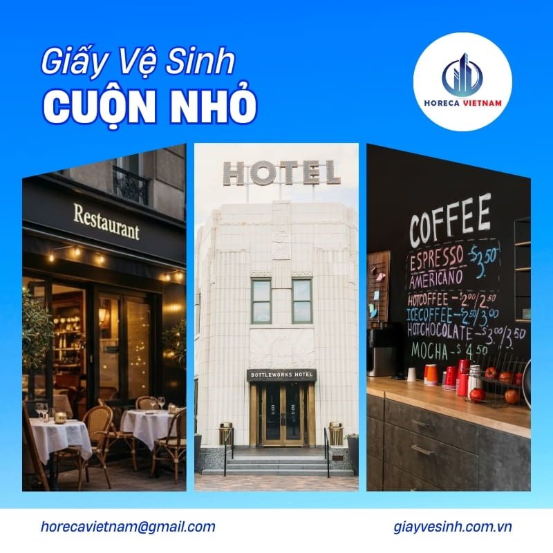 Mua giấy vệ sinh cuộn nhỏ cho nhà hàng, khách sạn, quán cà phê chất lượng - giá tốt tại Horeca Việt Nam