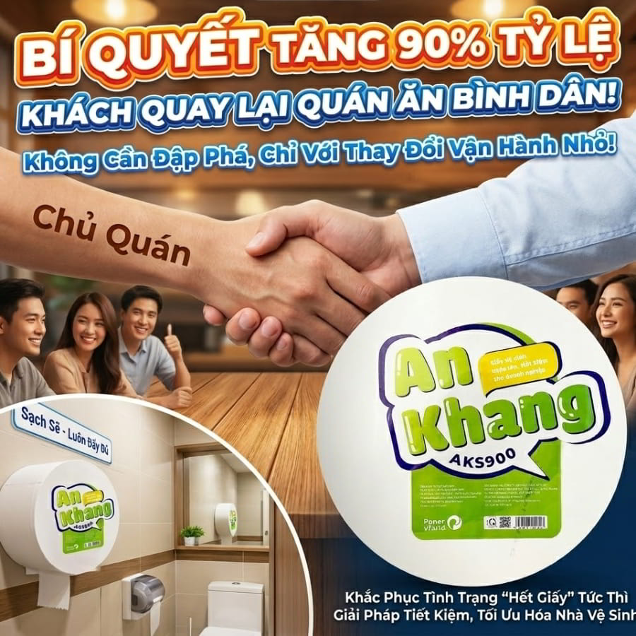 Cách nâng cấp nhà vệ sinh quán ăn bình dân với thay đổi nhỏ