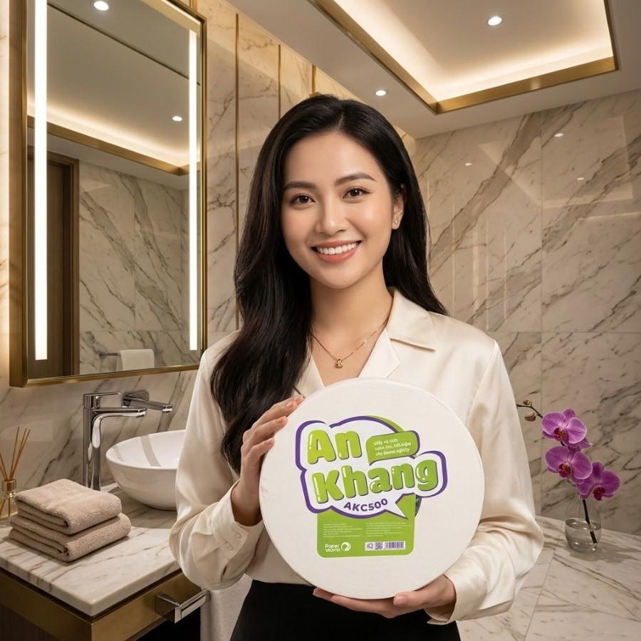 Dùng giấy vệ sinh cuộn lớn có tắc bồn cầu không