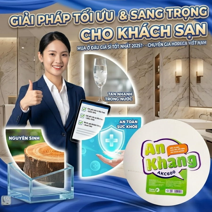 Giấy vệ sinh cuộn lớn cho khách sạn cao cấp 2026