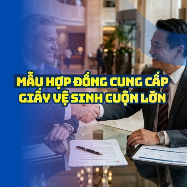 Hợp đồng cung cấp giấy vệ sinh cuộn lớn