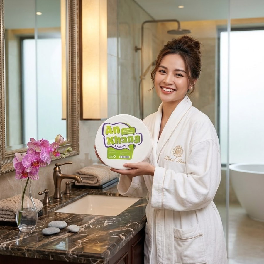 Mua sỉ giấy vệ sinh cuộn lớn ở đâu cho nhà hàng khách sạn.