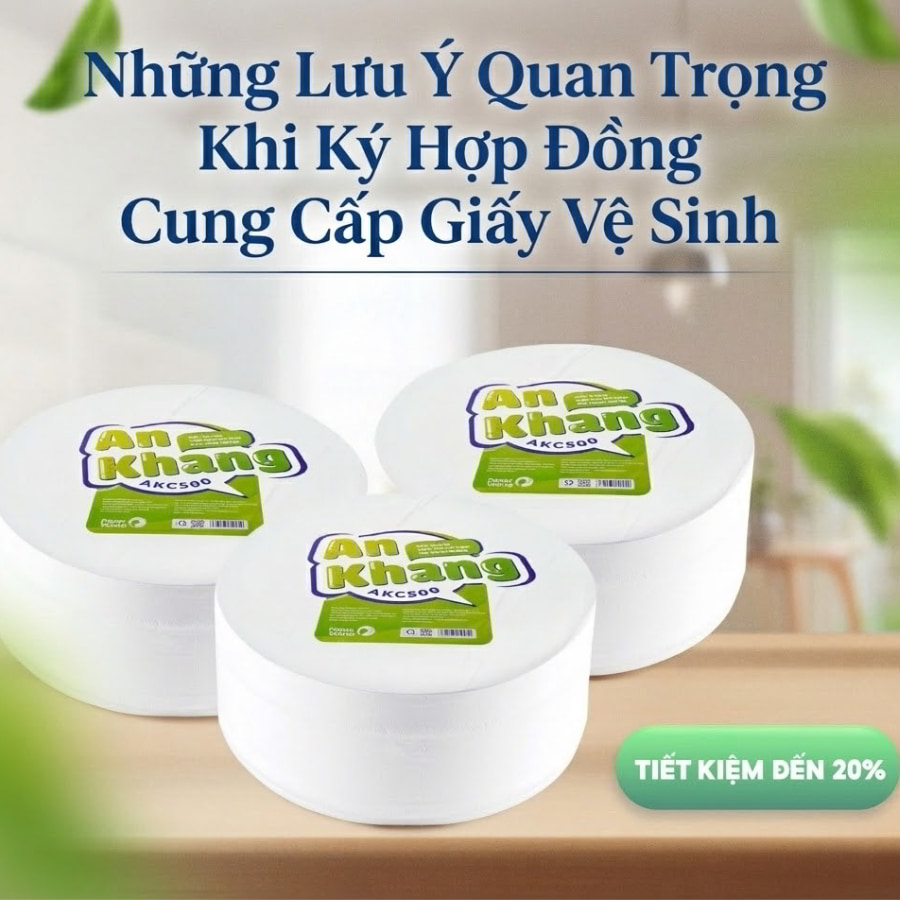 Những lưu ý quan trọng khi ký hợp đồng cung cấp giấy vệ sinh