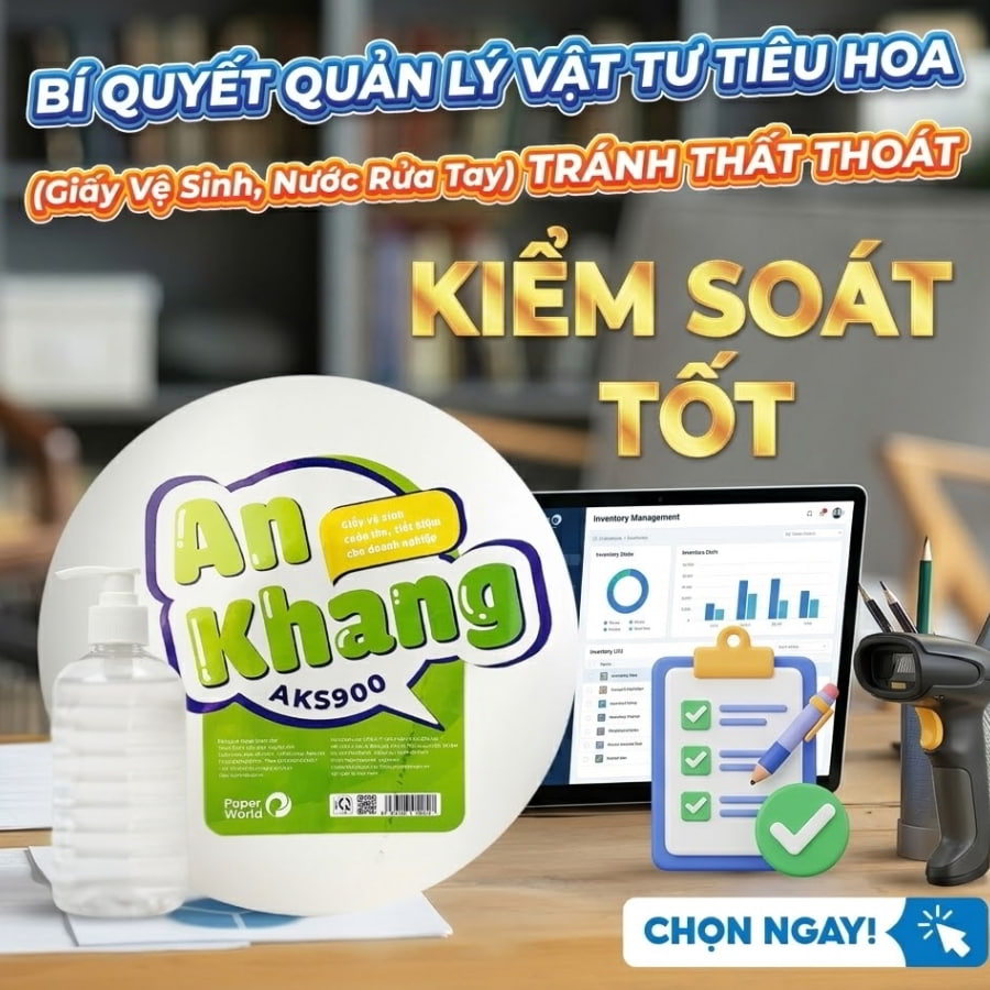 Bí quyết quản lý vật tư tiêu hao tòa nhà