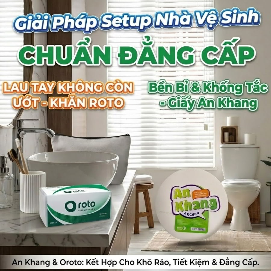 Cách kết hợp giấy lau tay và giấy vệ sinh tại khu vực toilet công cộng