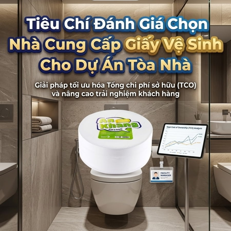 kinh nghiệm chọn nhà cung cấp giấy vệ sinh cho tòa nhà hạng A