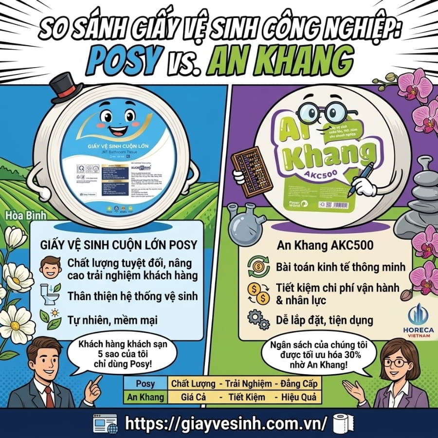 So sánh Posy và An Khang tại Horeca Việt Nam