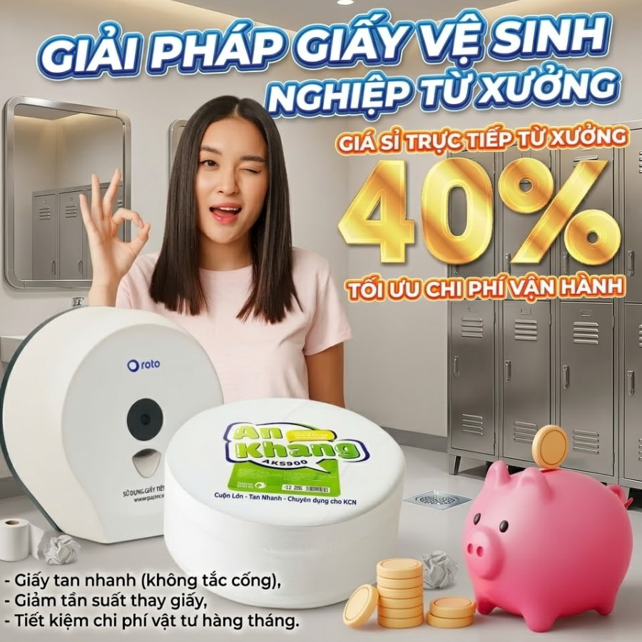 Báo giá giấy vệ sinh khu công nghiệp trực tiếp từ xưởng