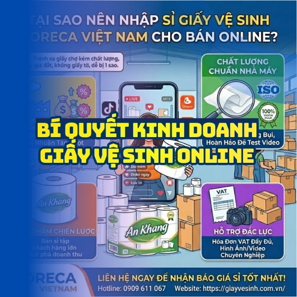 Bí quyết kinh doanh giấy vệ sinh online tốt nhất tại Horeca Việt Nam