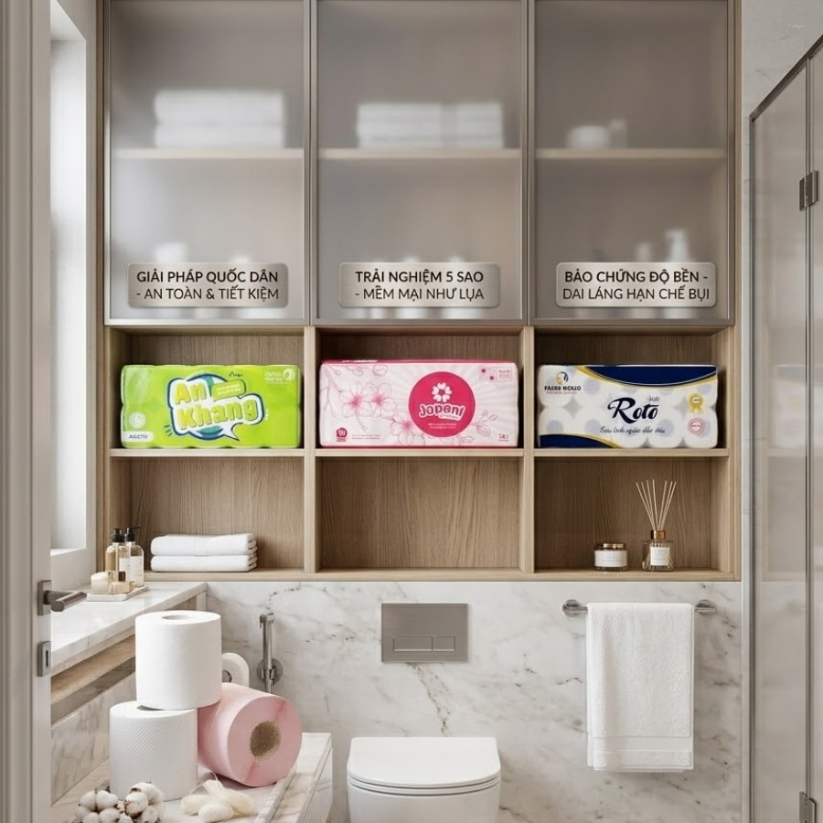 Các thương hiệu giấy vệ sinh cuộn nhỏ tốt nhất tại Horeca VIệt Nam