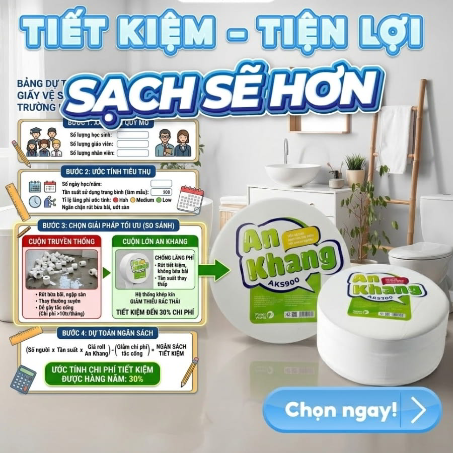 Cách lập dự toán chi phí vệ sinh trường học hàng năm