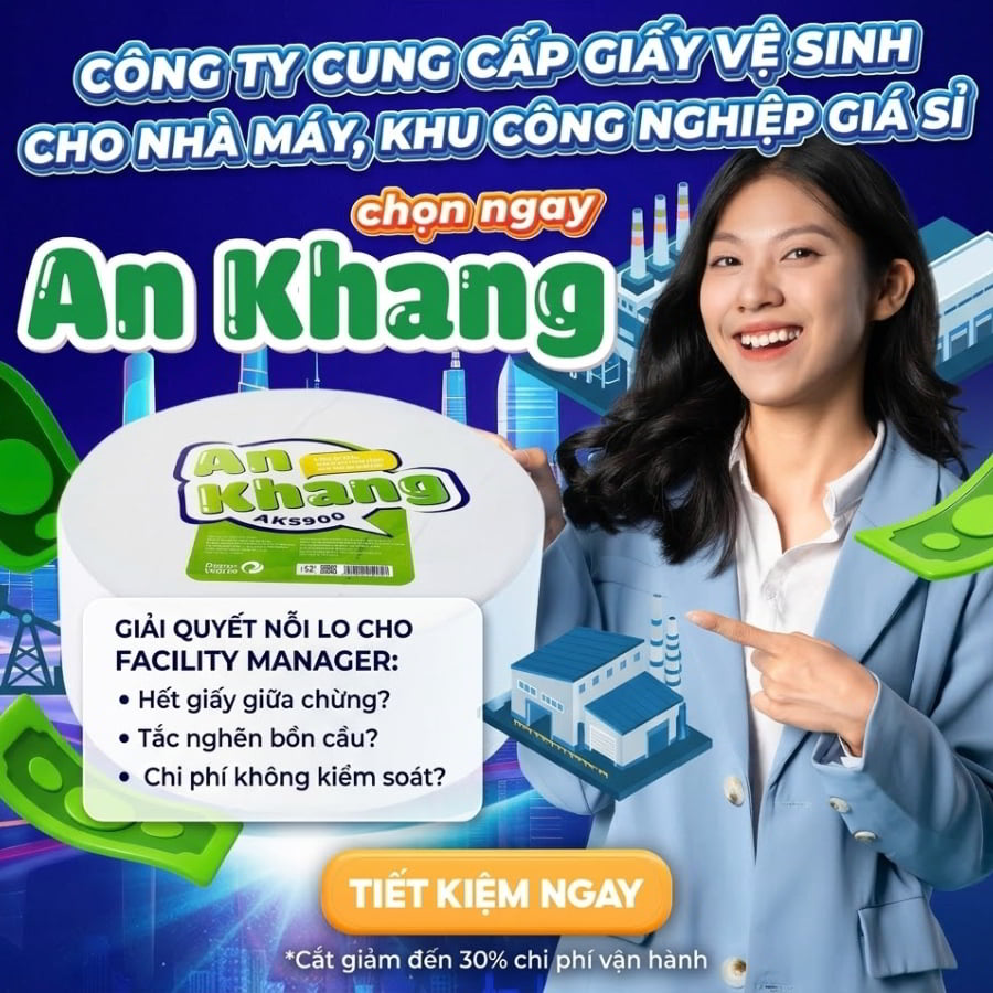 Công ty cung cấp giấy vệ sinh cho nhà máy khu công nghiệp giá sỉ tốt nhất