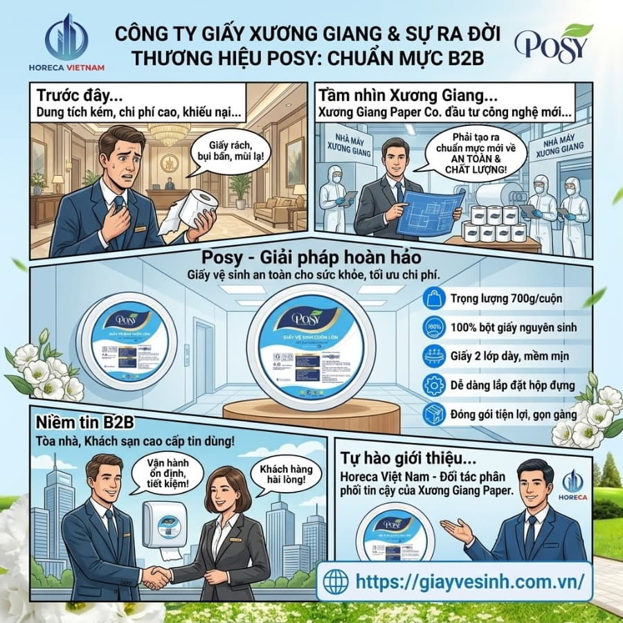 công ty giấy xương giang posy lịch sử hình thành