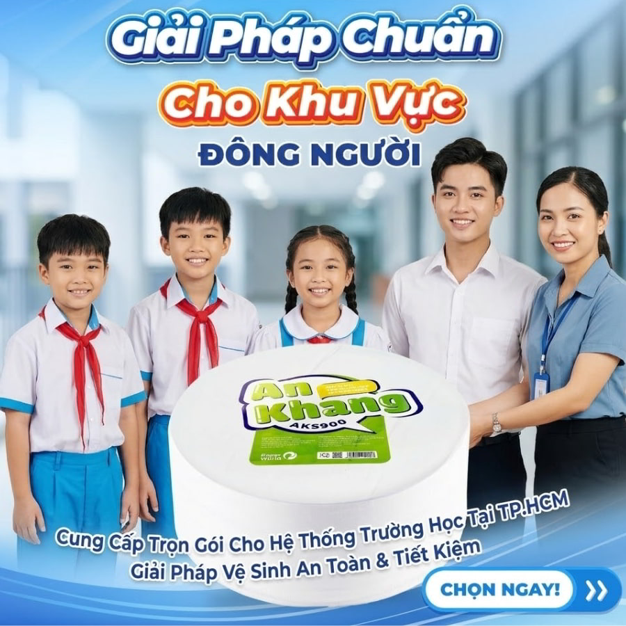 Horeca Việt Nam đại lý giấy vệ sinh trường học TPHCM uy tín giá tốt nhất 2026