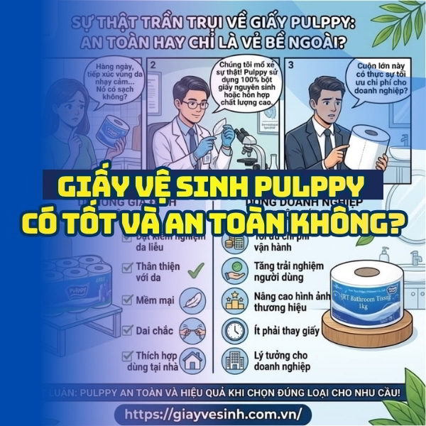 Đánh giá giấy vệ sinh pulppy có tốt không tại Horeca Việt Nam