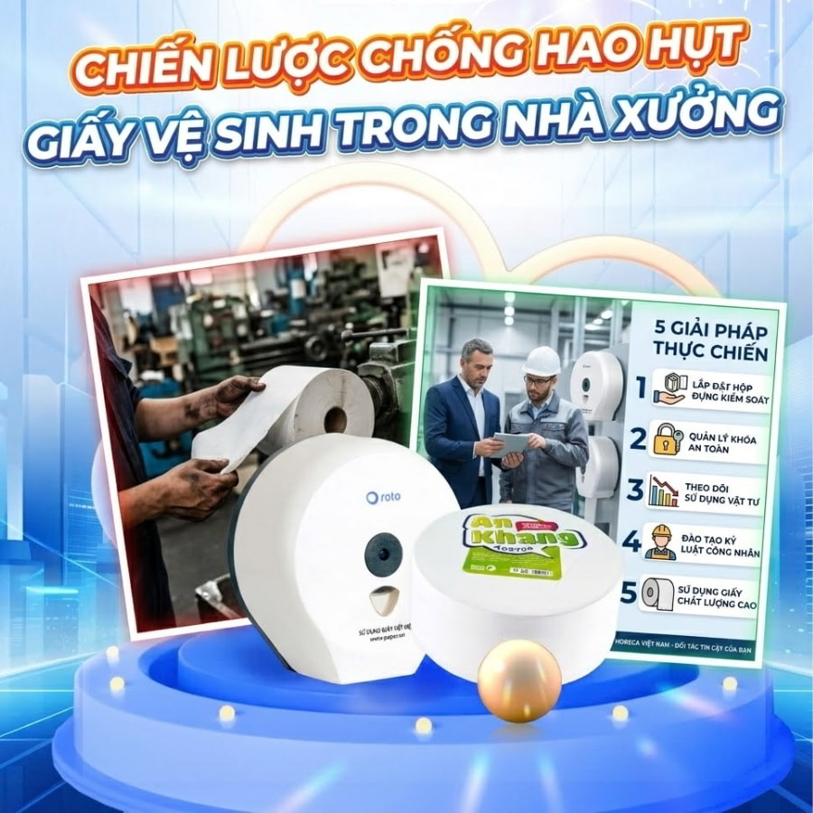 Giải pháp chống hao hụt giấy vệ sinh nhà máy