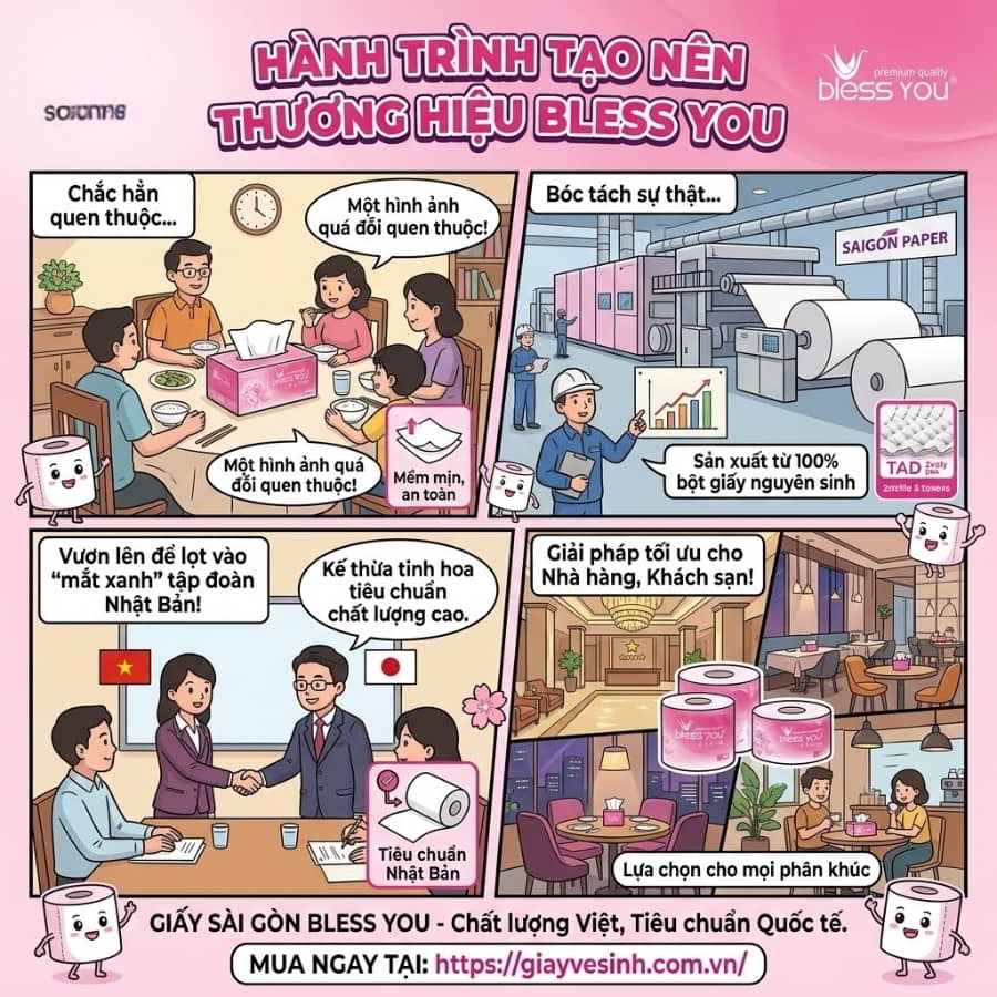 Giới thiệu công ty giấy sài gòn bless you