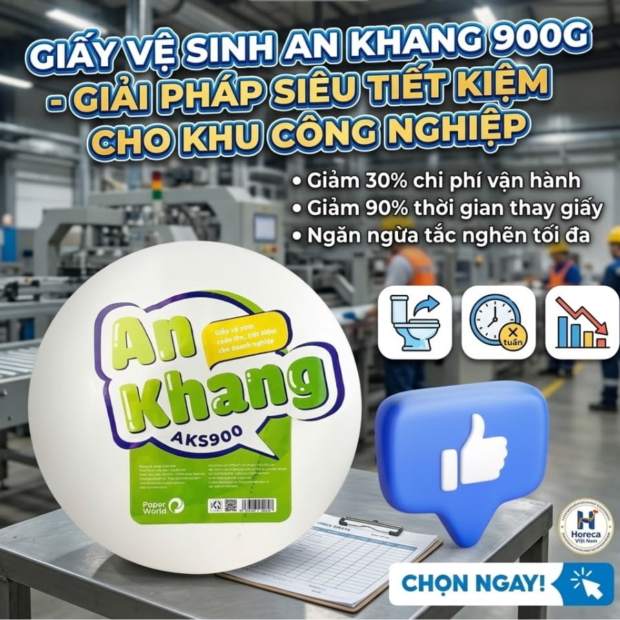 Mua giấy vệ sinh an khang 900g uy tín giá tốt tại Horeca Việt Nam