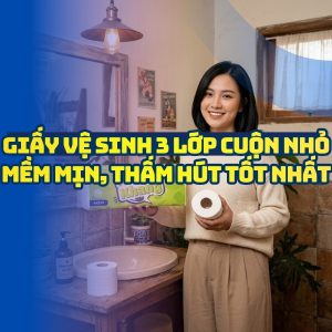 Horeca Việt Nam cung cấp giấy vệ sinh 3 lớp cuộn nhỏ giá tốt giao hàng tận nơi