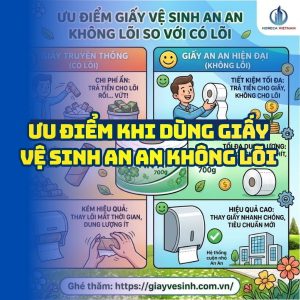 Horeca Việt Nam cung cấp giấy vệ sinh an an không lõi và có lõi giá tốt giao hàng tận nơi
