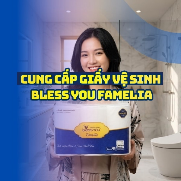 Horeca Việt Nam cung cấp giấy vệ sinh bless you famelia giá tốt giao hàng tận nơi