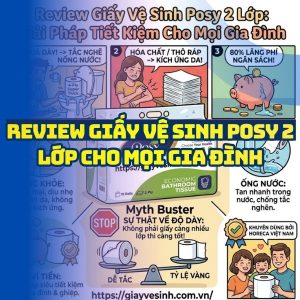 Horeca Việt Nam cung cấp giấy vệ sinh posy 2 lớp giá tốt giao tận nơi