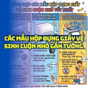 Horeca Việt Nam cung cấp hộp đựng giấy vệ sinh cuộn nhỏ giá tốt lắp đặt tận nơi