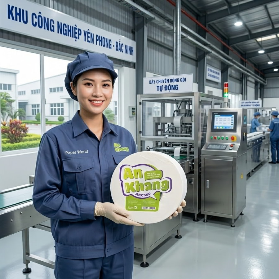 Horeca Việt Nam cung cấp giấy vệ sinh kcn Bắc Ninh uy tín giá sỉ tốt nhất
