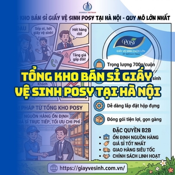 Horeca Việt Nam tổng kho giấy posy hà nội giá tốt giao hàng tận nơi