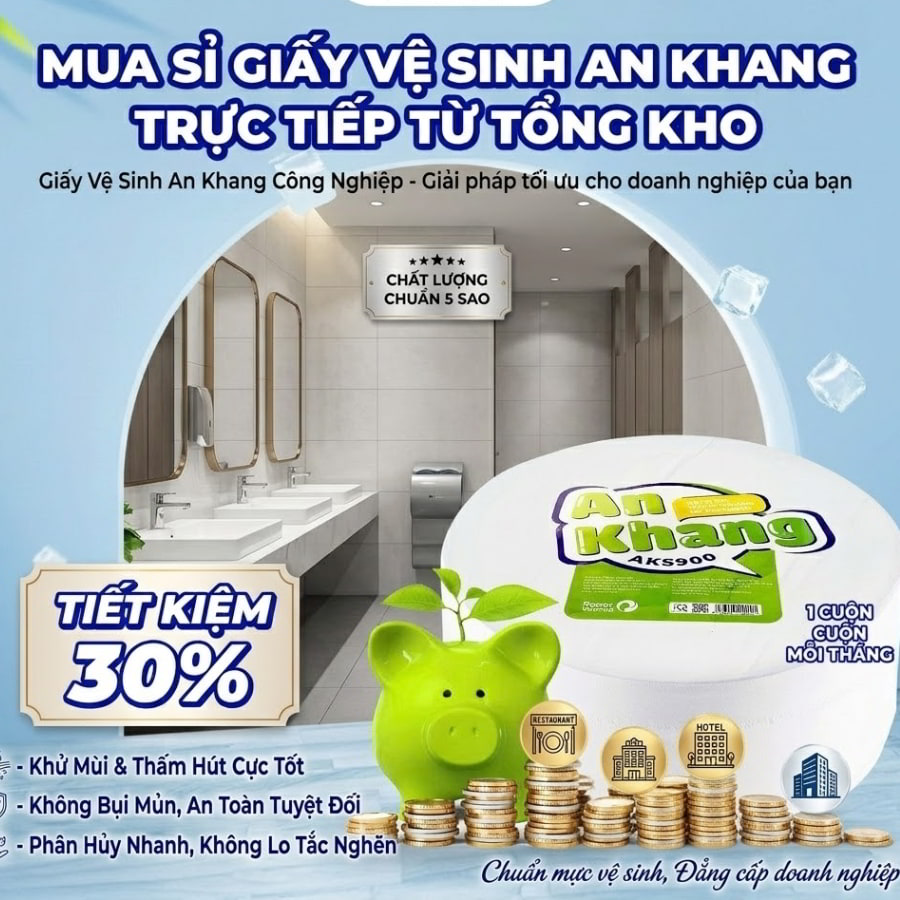 Mua sỉ giấy An Khang uy tín giá tốt nhất tại Horeca Việt Nam