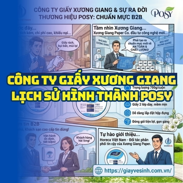 Lịch sử hình thành công ty giấy xương giang posy