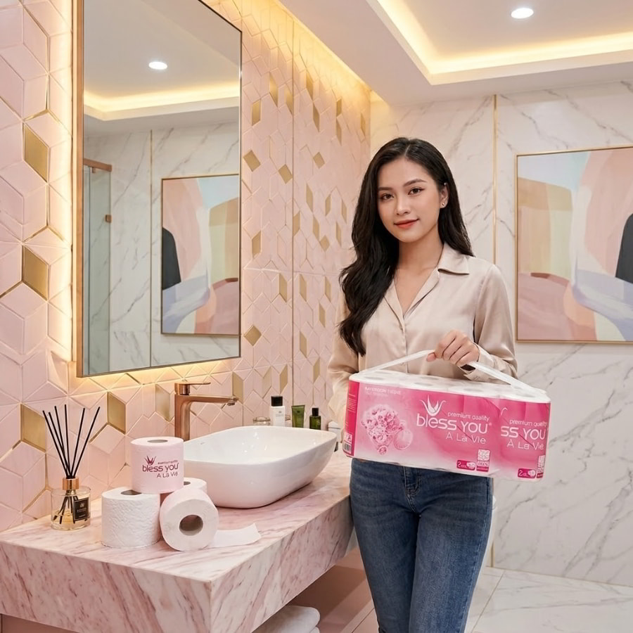 Mua giấy vệ sinh bless you à la vôtre uy tín giá sỉ tốt nhất tại Horeca Việt Nam
