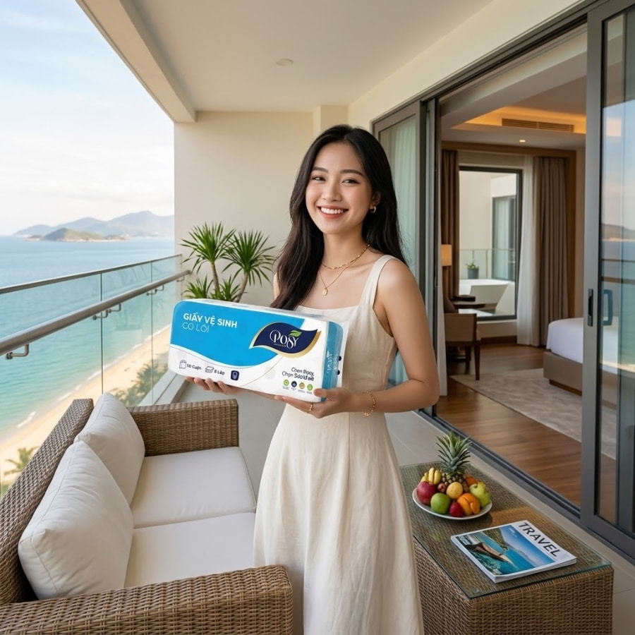 Mua giấy vệ sinh posy 10 cuộn chính hãng chất lượng cao tại Horeca Việt Nam