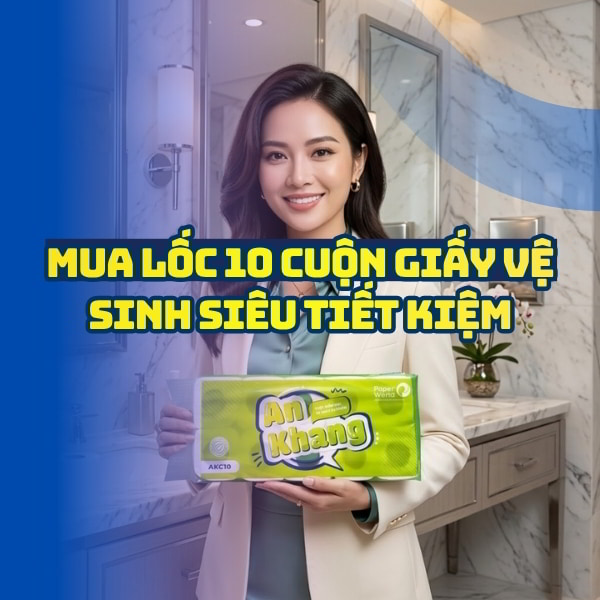 Mua lốc 10 cuộn giấy vệ sinh giá tốt giao hàng tận nơi tại Horeca Việt Nam