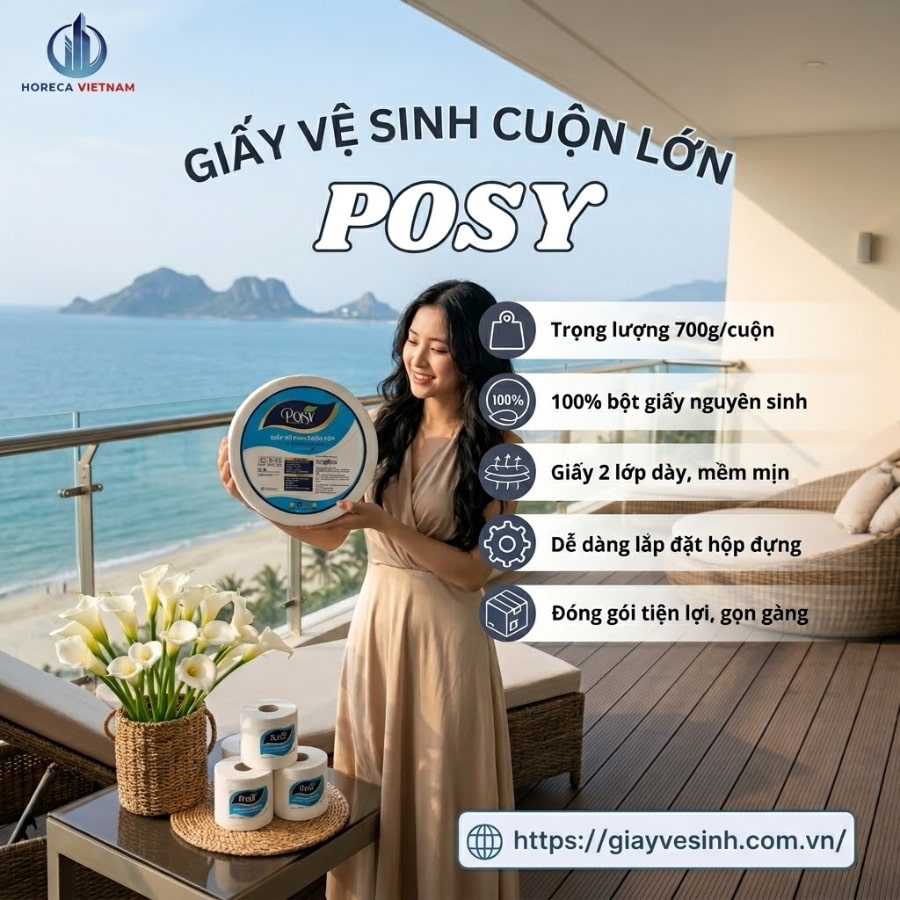 Mua sỉ giấy vệ sinh posy uy tín giá tốt nhất tại Horeca Việt Nam