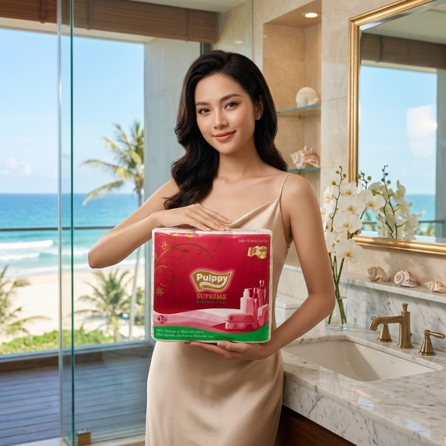 Mua sỉ giấy vệ sinh pulppy 3 lớp cao cấp giá tốt nhất tại Horeca Việt Nam