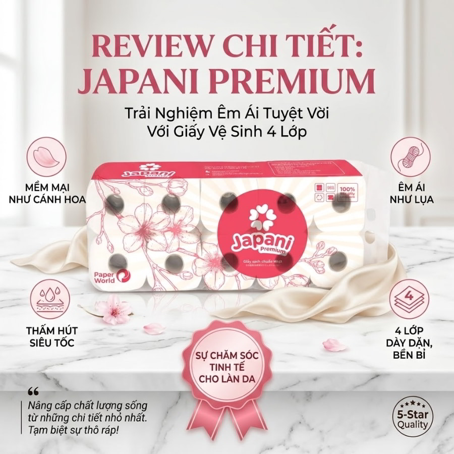 Mua giấy vệ sinh 4 lớp cao cấp uy tín giá sỉ tốt nhất tại Horeca Việt Nam
