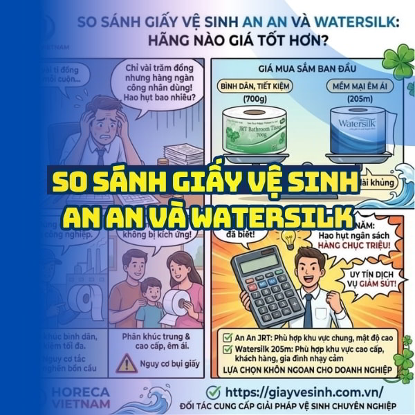 So sánh an an và watersilk hãng nào giá tốt hơn tại Horeca Việt Nam?