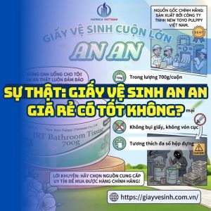 Sự thật giấy vệ sinh an an có tốt không tại Horeca Việt Nam