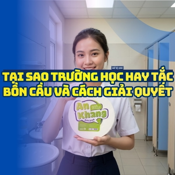 Tại sao trường học hay tắc bồn cầu và cách giải quyết tại Horeca Việt Nam