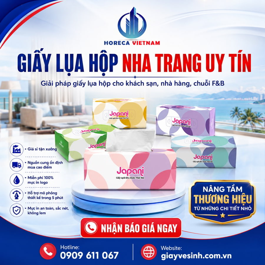 Horeca Việt Nam tự hào mang đến không chỉ là những hộp giấy lụa chất lượng nhất, mà còn là sự an tâm tuyệt đối cho các đối tác chiến lược