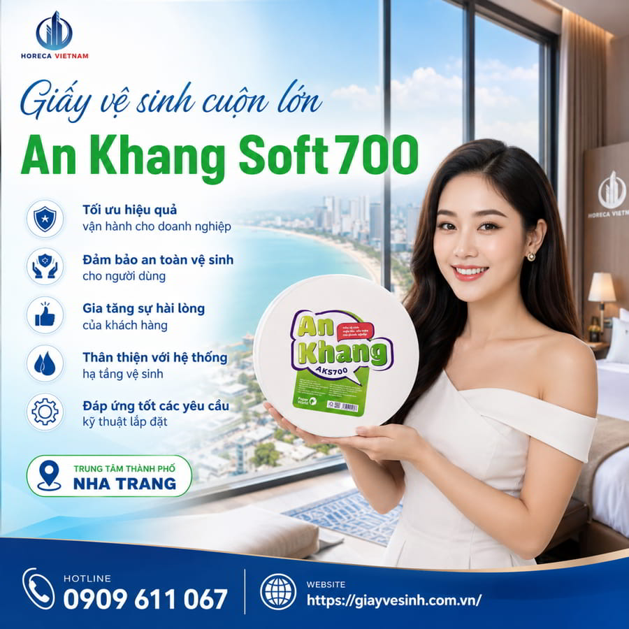 Cung cấp giấy vệ sinh cuộn lớn Nha Trang chính hãng giá tốt giao nhanh tại Horeca Việt Nam