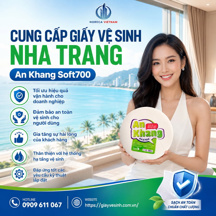 Cung cấp giấy vệ sinh Nha Trang chính hãng cao cấp giá sỉ tốt nhất tại Horeca Việt Nam uy tín