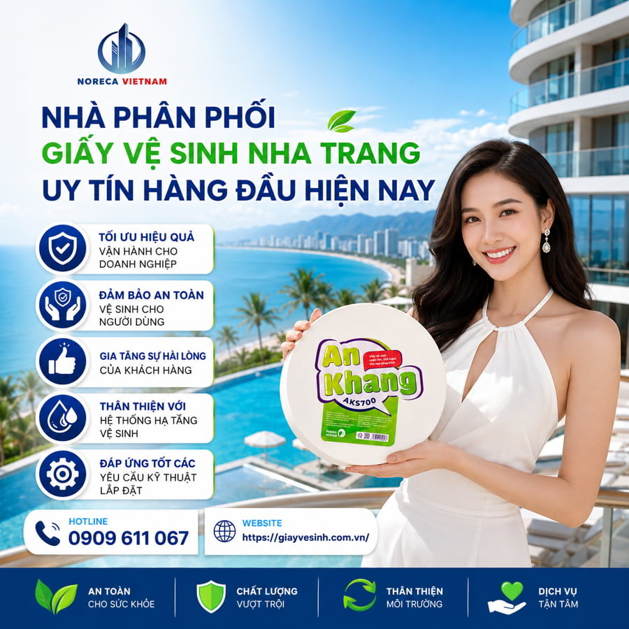 Cung cấp giấy vệ sinh Nha Trang chính hãng cao cấp giá sỉ tốt nhất tại Horeca Việt Nam