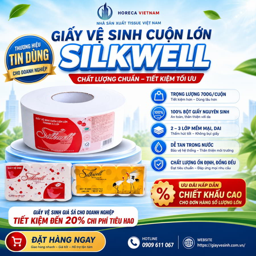 Giới thiệu công ty sản xuất giấy silkwell tại Horeca Việt Nam